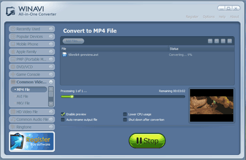 convert udf to mp4 software program